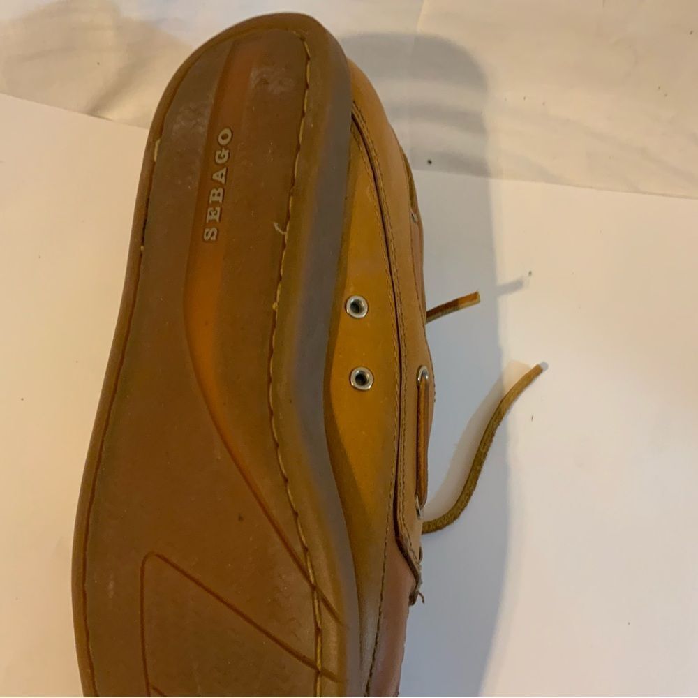 Sebago Tan Leather Mules - Picture 9 of 15